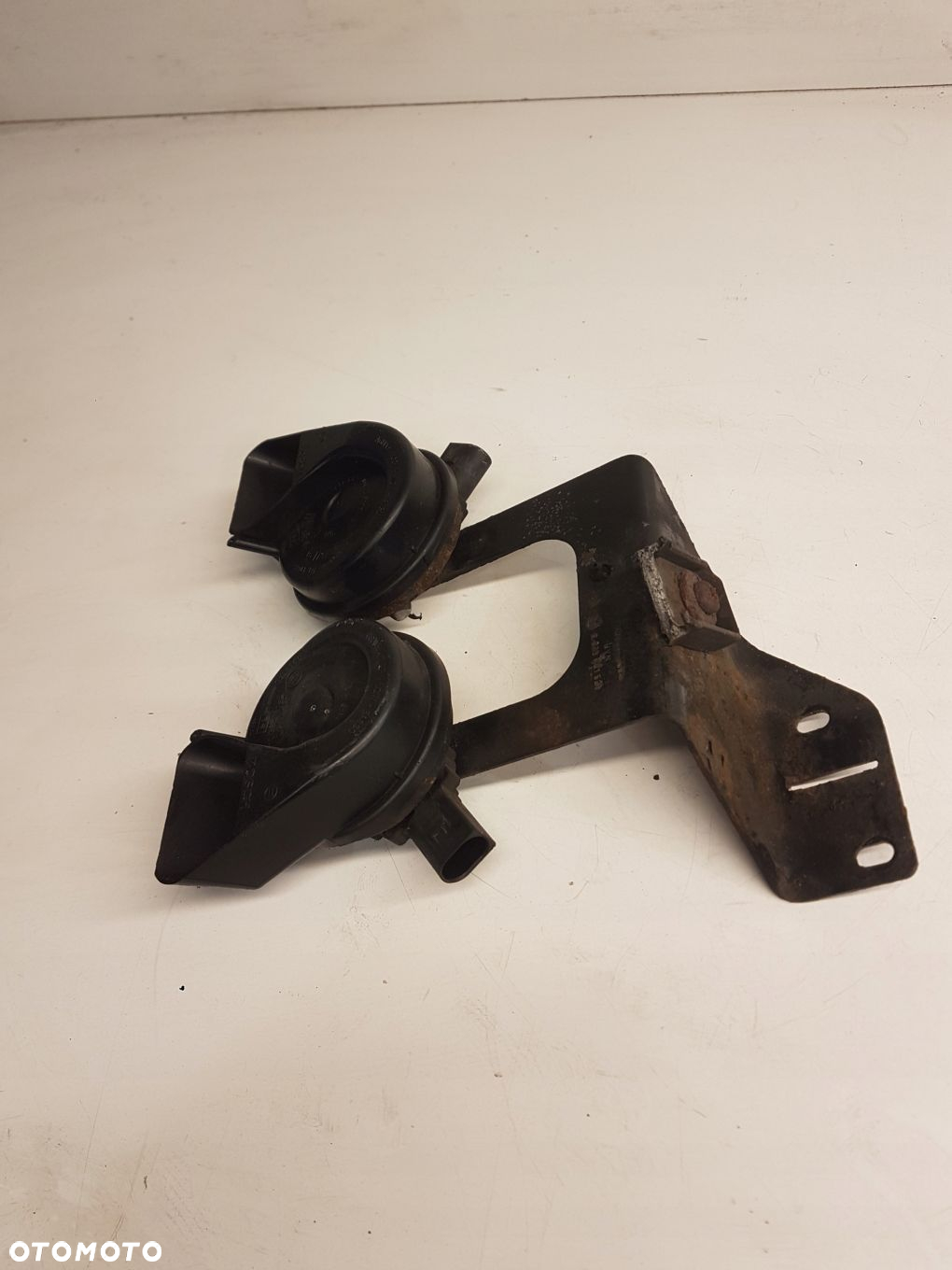 KLAKSON SYGNAŁ AUDI A6 C6 4F0951229 KOMPLET - 2