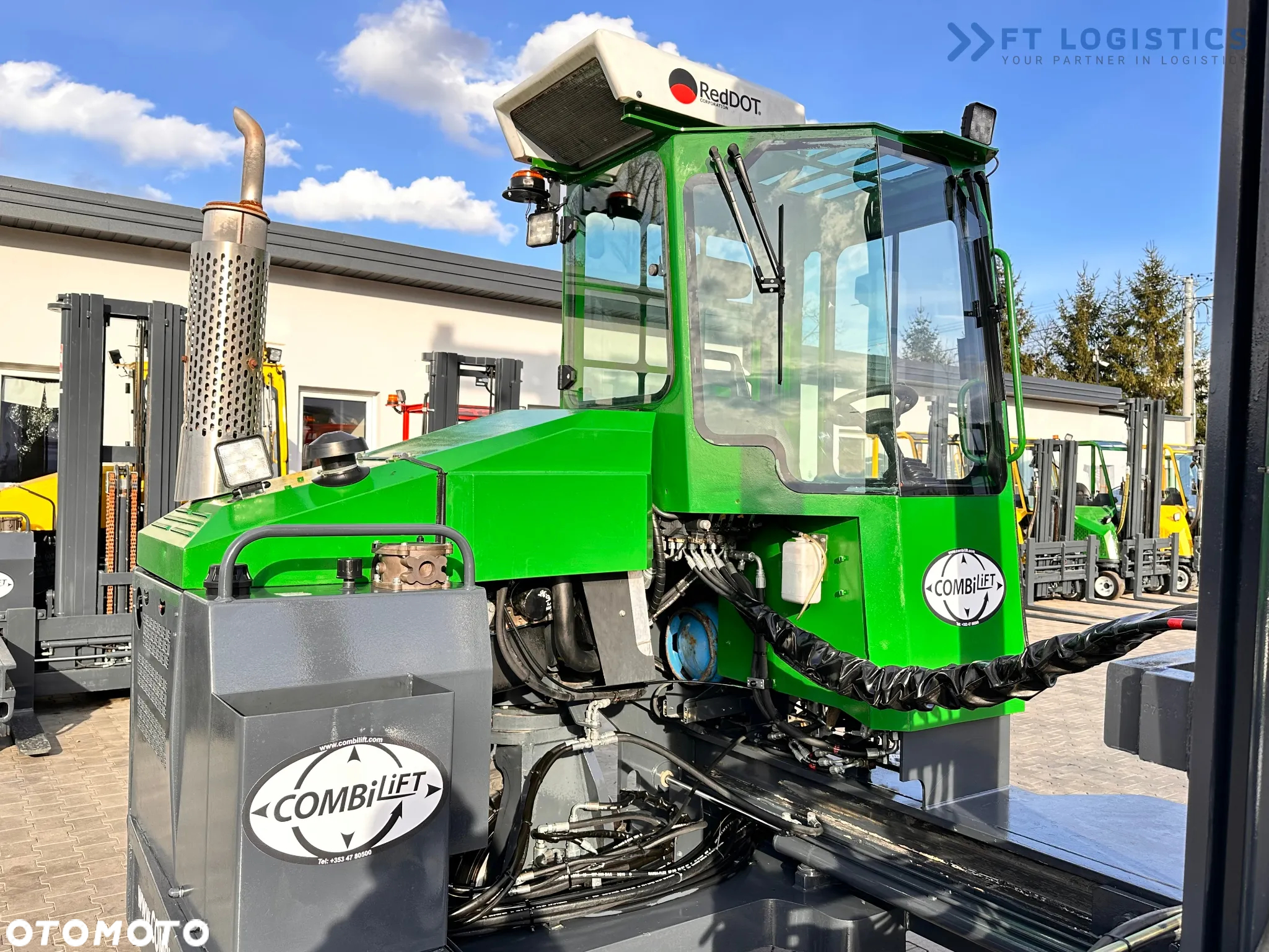 Combilift C5000XL / LPG / KLIMATYZACJA / SZEROKI POZYCJONER / DUPLEX / REGULOWANE WIDŁY / NOWE OPONY / STAN IDEALNY! - 30