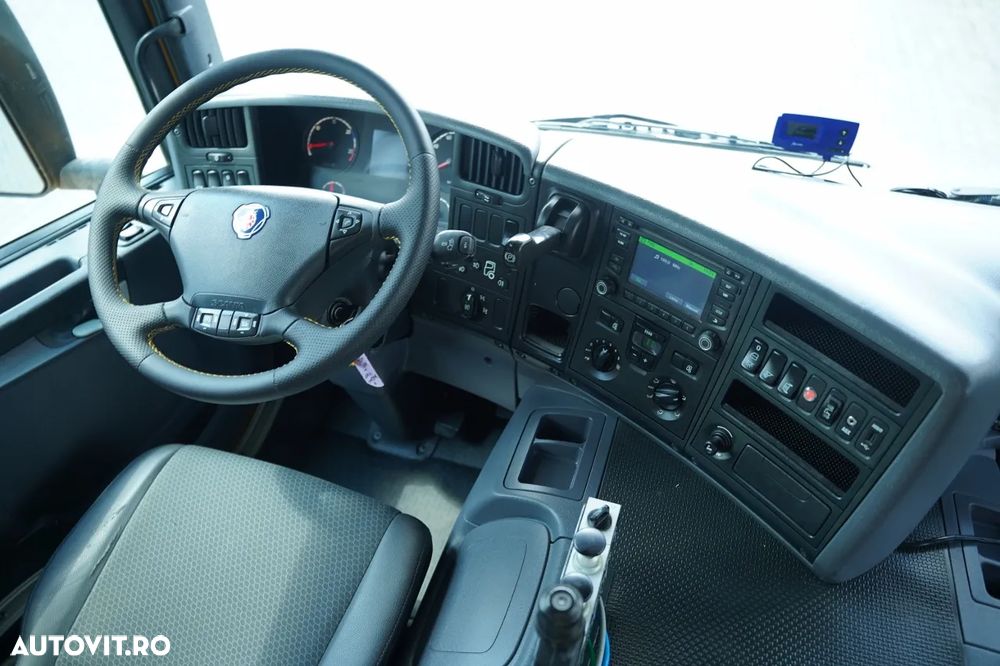 Scania P 410 / 8x4 / BASCULĂ - 5,15 M + ATLAS 116.3 HDS / ROTATOR / EURO 6 / - 32