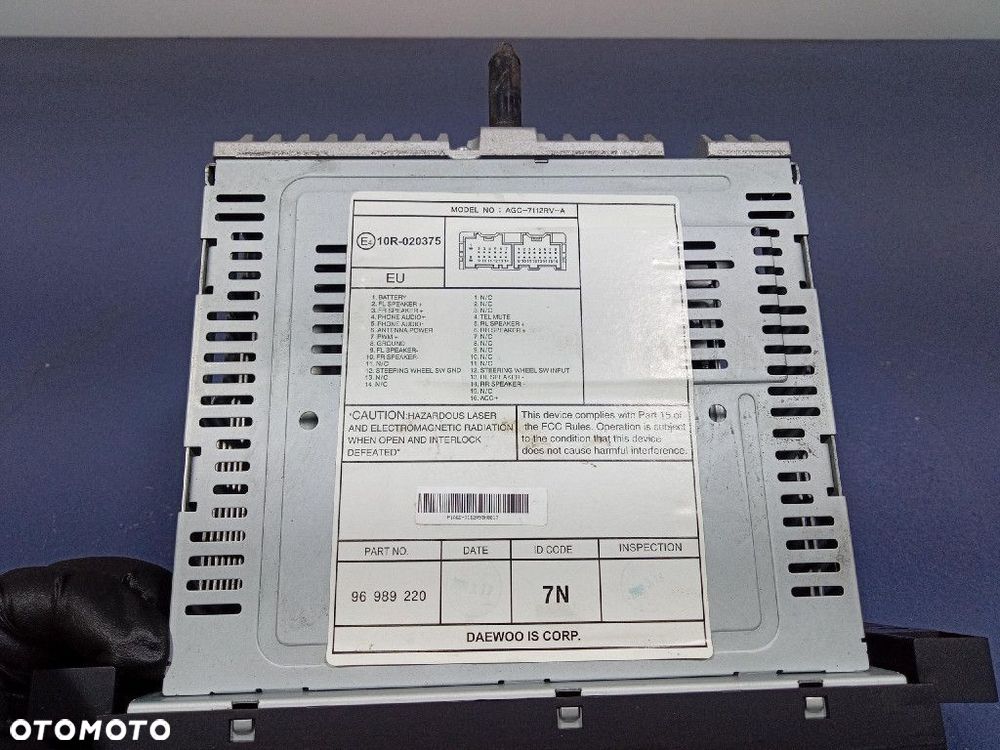 CHEVROLET AVEO II T250 RADIO CD MP3 FABRYCZNE OEM 96989220 - 6