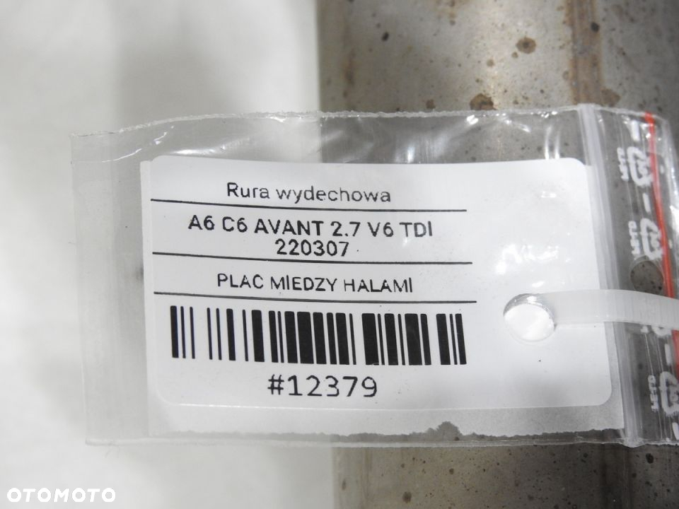 TŁUMIK KOŃCOWY WYDECH AUDI A6 C6 2.7 V6 TDI AVANT - 13