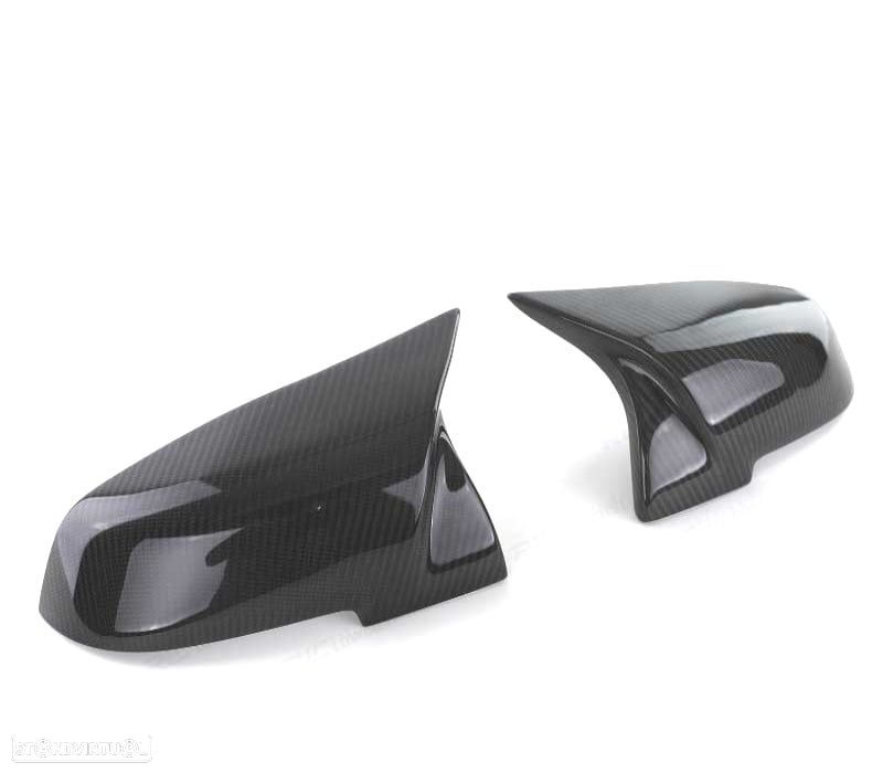 CAPAS ESPELHOS BMW F30 F31 F34 F35 F32 F33 F36 F20 F21 F22 E84 LOOK M CARBONO - 3