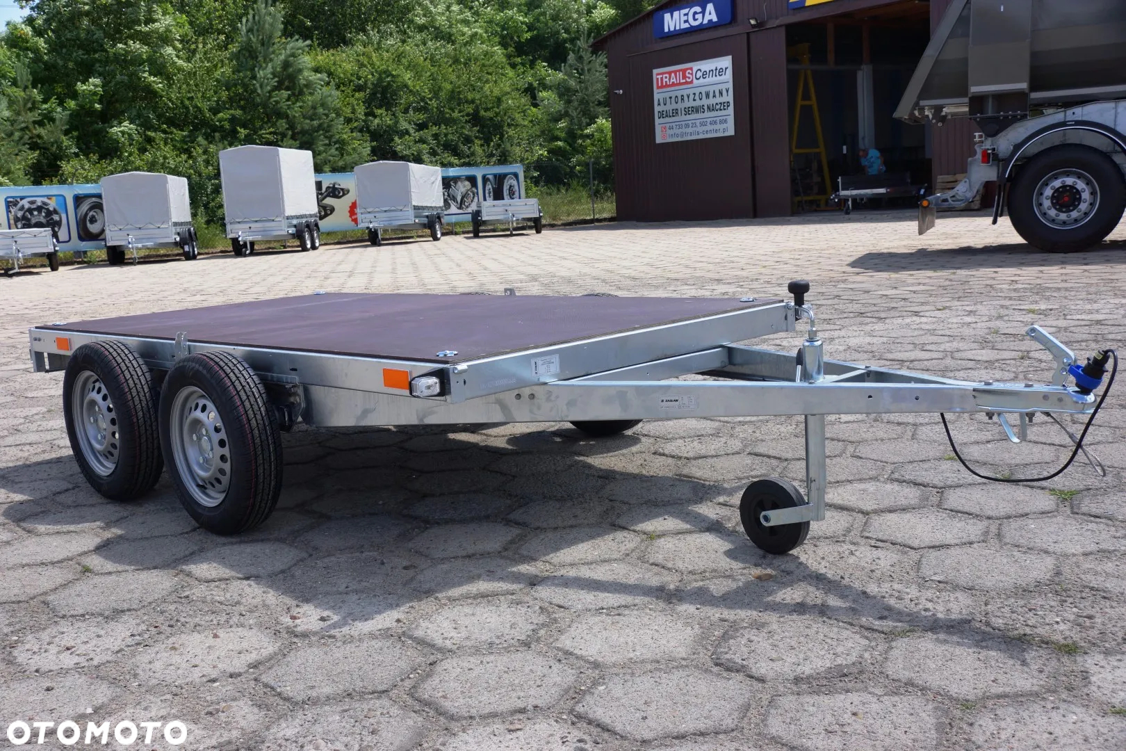 Zaslaw H=1,0 m, przyczepa towarowa z plandeką MOCNA I SOLDNA ! - 31