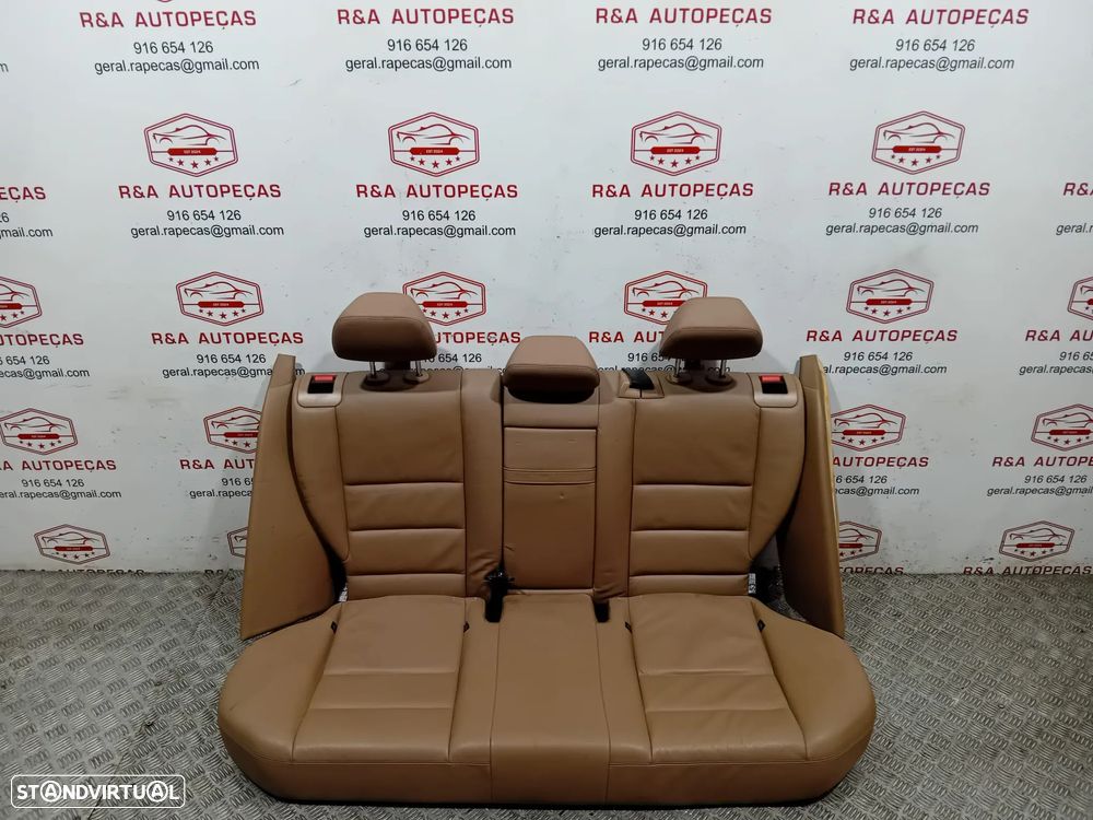 Conjunto de Bancos Elétricos Mercedes Class C W204 Sedan em Pele Original - 4