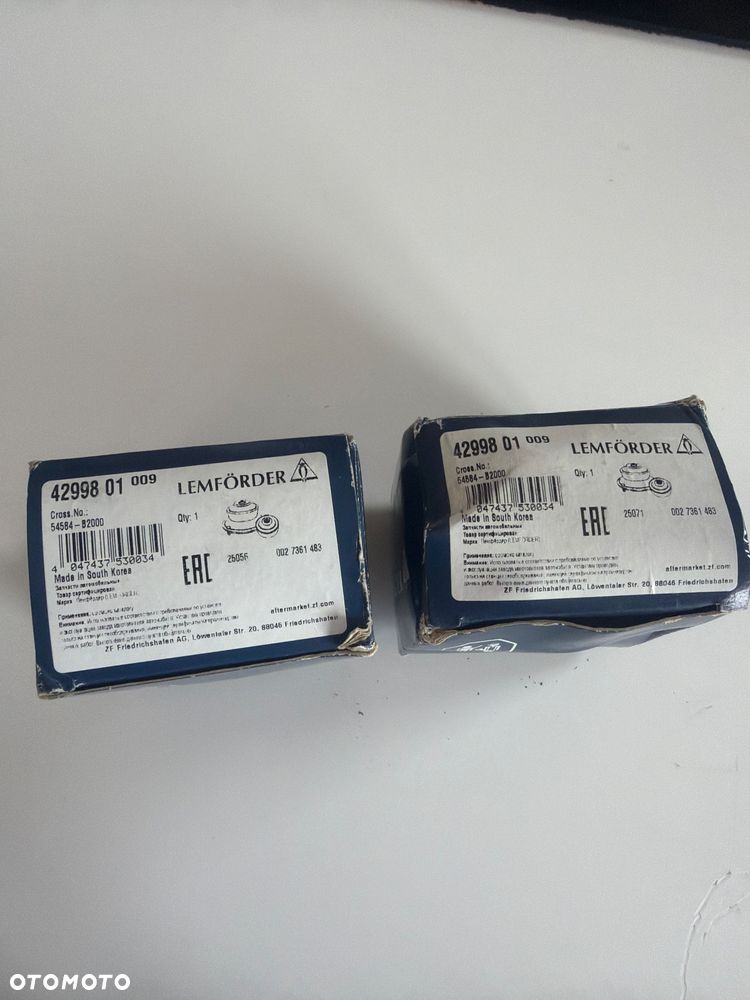 2x Tuleja wahacza przód lewa/prawa - LEMFORDER 42998 01 - 2