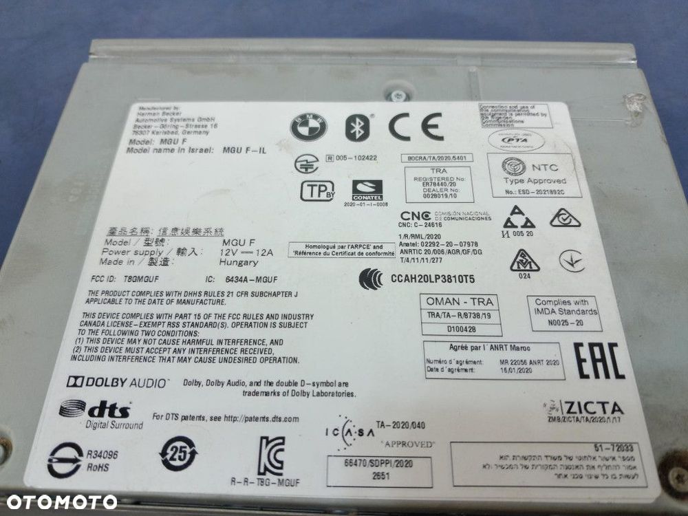 BMW 3 G20 G21 NAWIGACJA NAPĘD CZYTNIK 5A29248 - 4