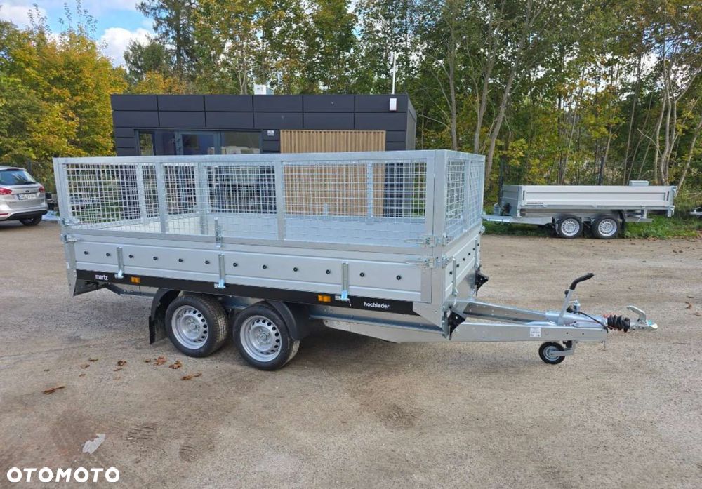 Martz Martz Hochlader przyczepa dwuosiowa 320/2 2,7T burty Alu - 9