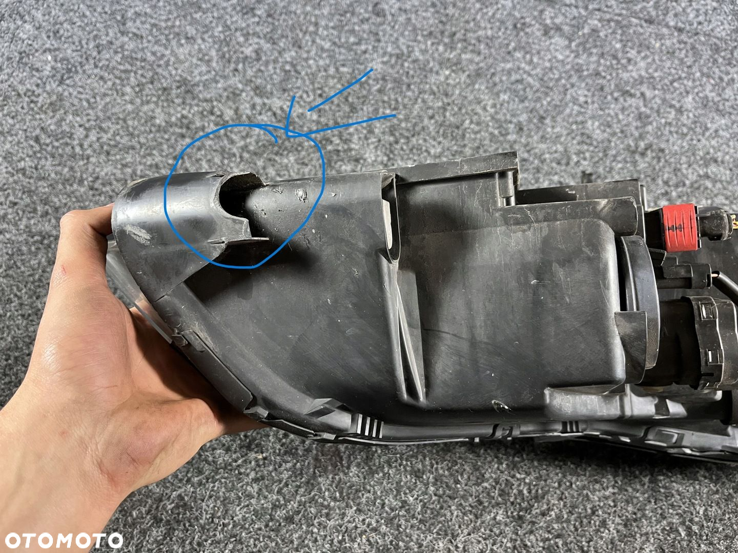 citroen c5 I lift II lampa lewa przód przednia xenon 9661316680 - 9