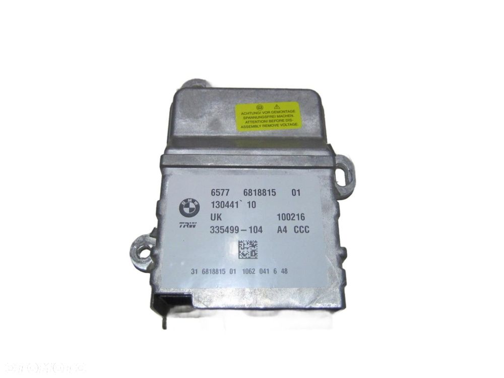 BMW X1 F48 I01 MODUŁ STEROWNIK AIRBAG 6818815 65779390579 65776818815 - 1