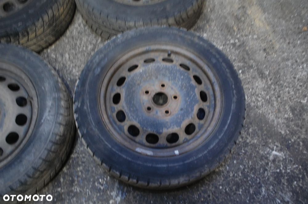FELGI STALOWE + OPONY ZIMOWE 205/55R16 1K0601027A 5X112 ET50 6.5J SEAT LEON II VW SKODA AUDI - 2