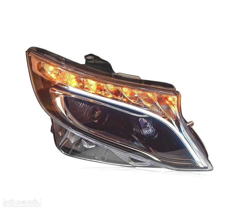 FARÓIS MERCEDES VITO V CLASE W447 14-20 FULL LED - 3
