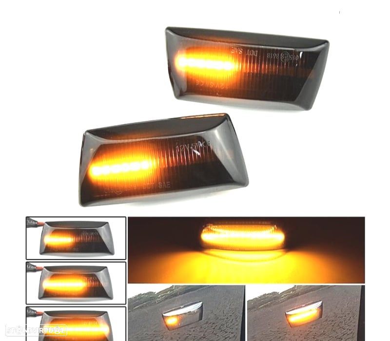 PISCAS LATERAIS DINAMICOS LED FUMADOS OPEL ASTRA H INSIGNIA ZAFIRA B CORSA D MERIVA B 04- - 2