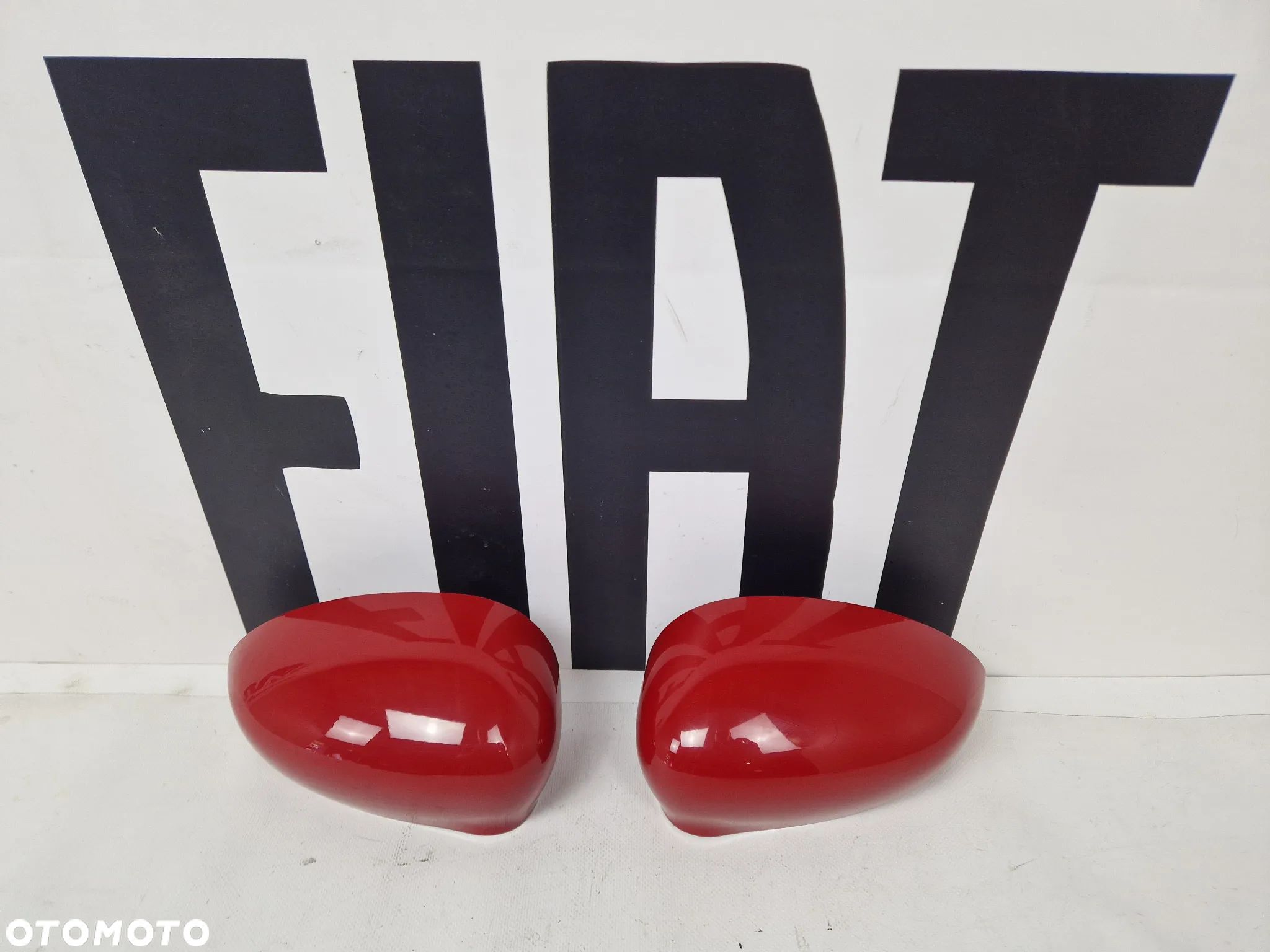 Nakładka lewa prawa nakładki na lusterka komplet Fiat 500 - 1