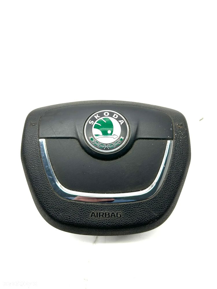 Skoda Octavia II Superb Poduszka kierowcy airbag 1Z0880201AR powietrzna kierownicy - 1
