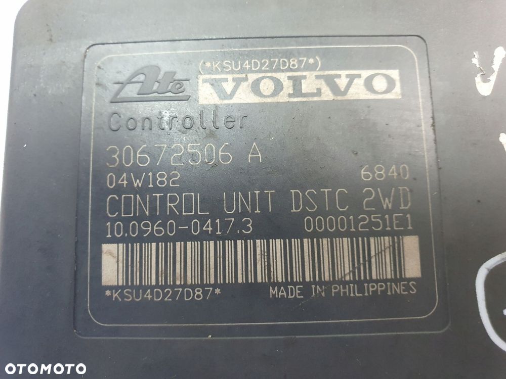 Volvo S40 II V50 POMPA ABS hamulcowa 30672506A - 9