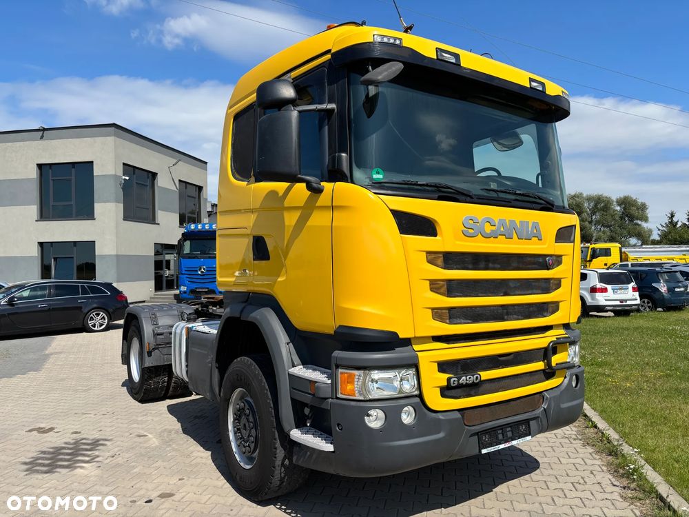 Scania Scania G490  4x4 stały napęd na wał, EURO 6, skrzynia redukcyjna , biegi terenowe , hydraulika do wywrotu, z Niemiec (G410 , G450) - 5