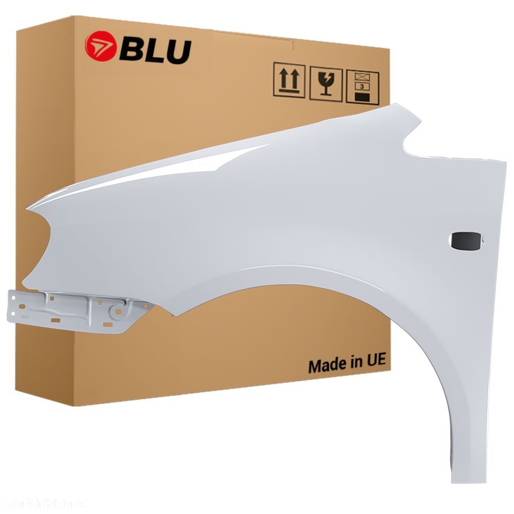 BLU Błotnik VW CADDY III 3 2K LA7W lewy przód srebrny 2004-2010 ocynk ReflexSilber - 1