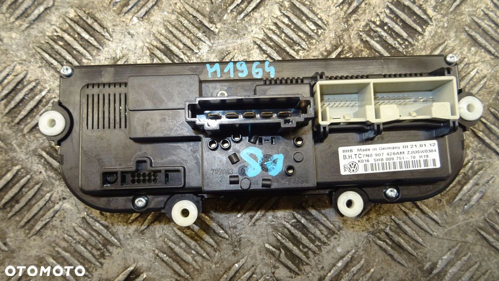 panel klimatyzacji volkswagen oe 7no907426am - 2