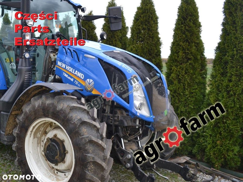 New Holland T5.110 części, skrzynia biegów, silnik - 1