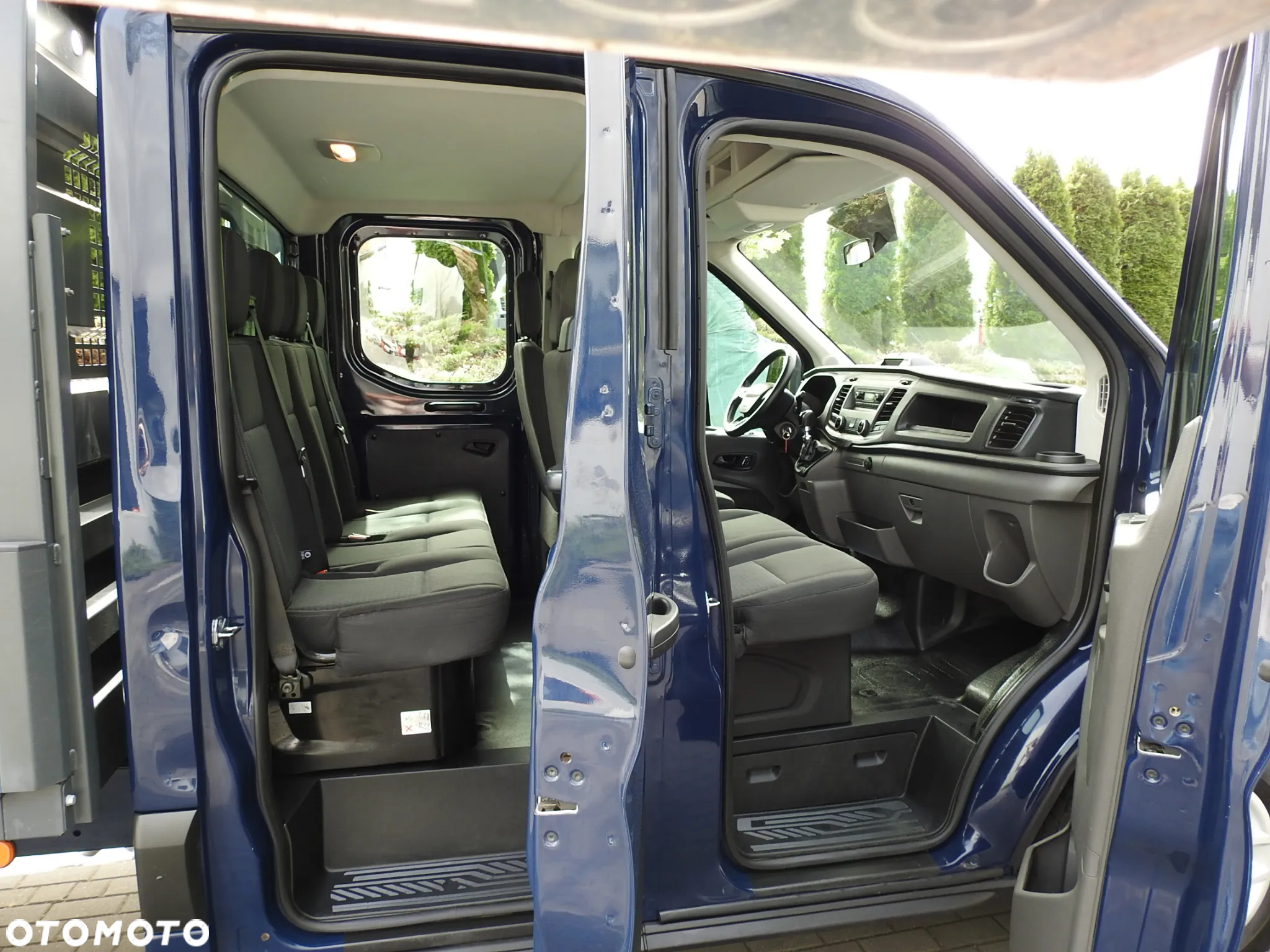 Ford TRANSIT SKRZYNIA PODWÓJNA KABINA DOKA 7 MIEJSC TEMPOMAT KLIMATYZACJA LEDY 130KM [ L06334 ] - 35