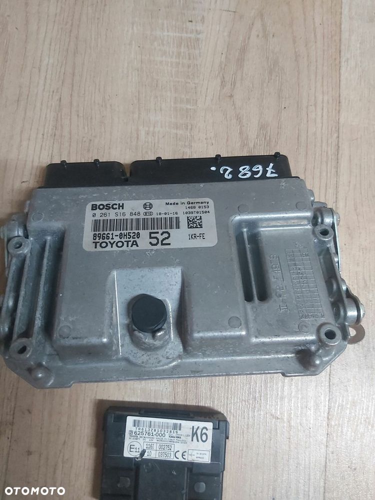 Toyota AYGO II komputer silnika stacyjka kluczyk zestaw odpalenia - 12