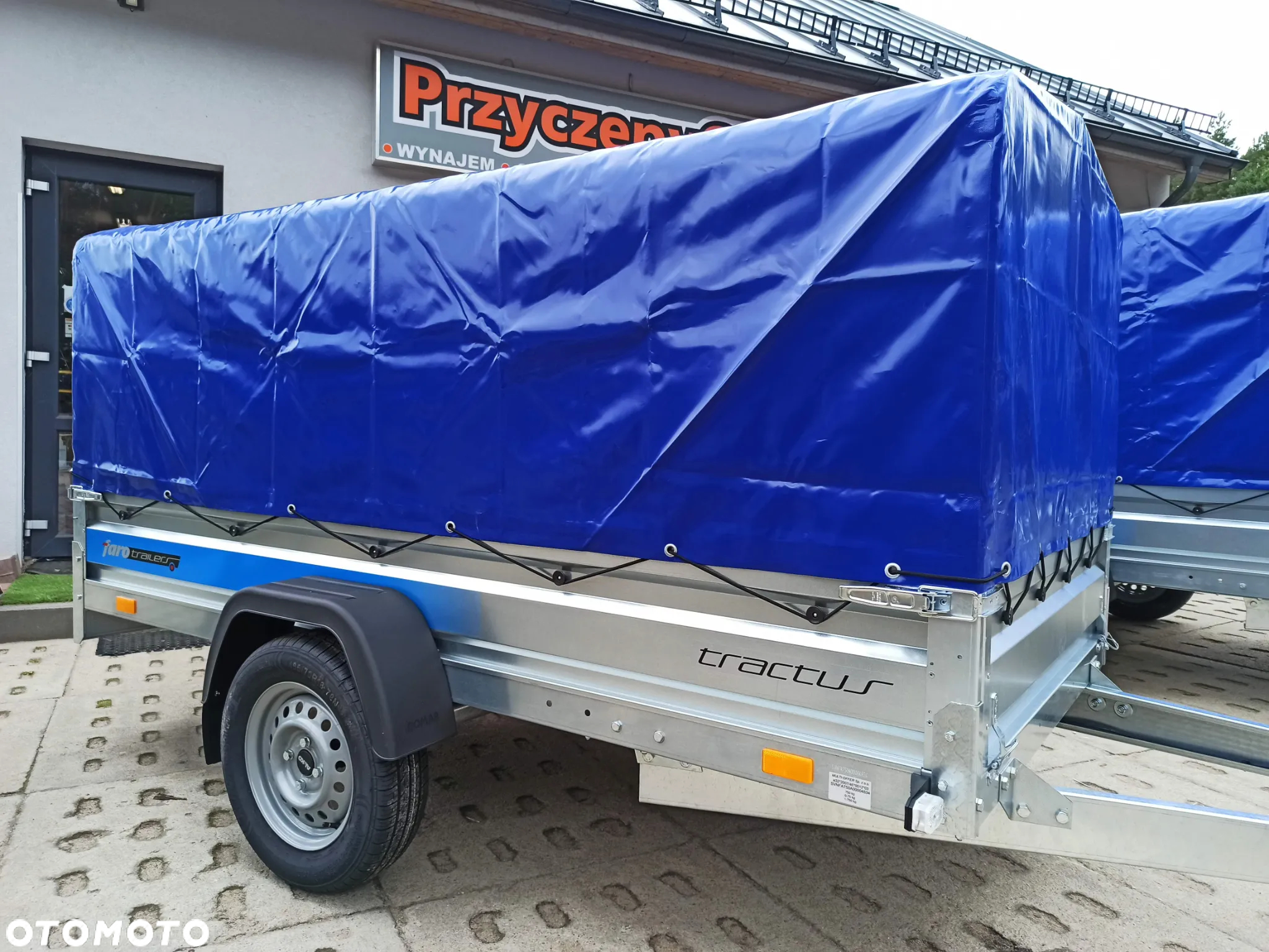 Faro Przyczepa TRACTUS 263x125 burty, MOCNA 750kg, DUŻY WYBÓR - 10