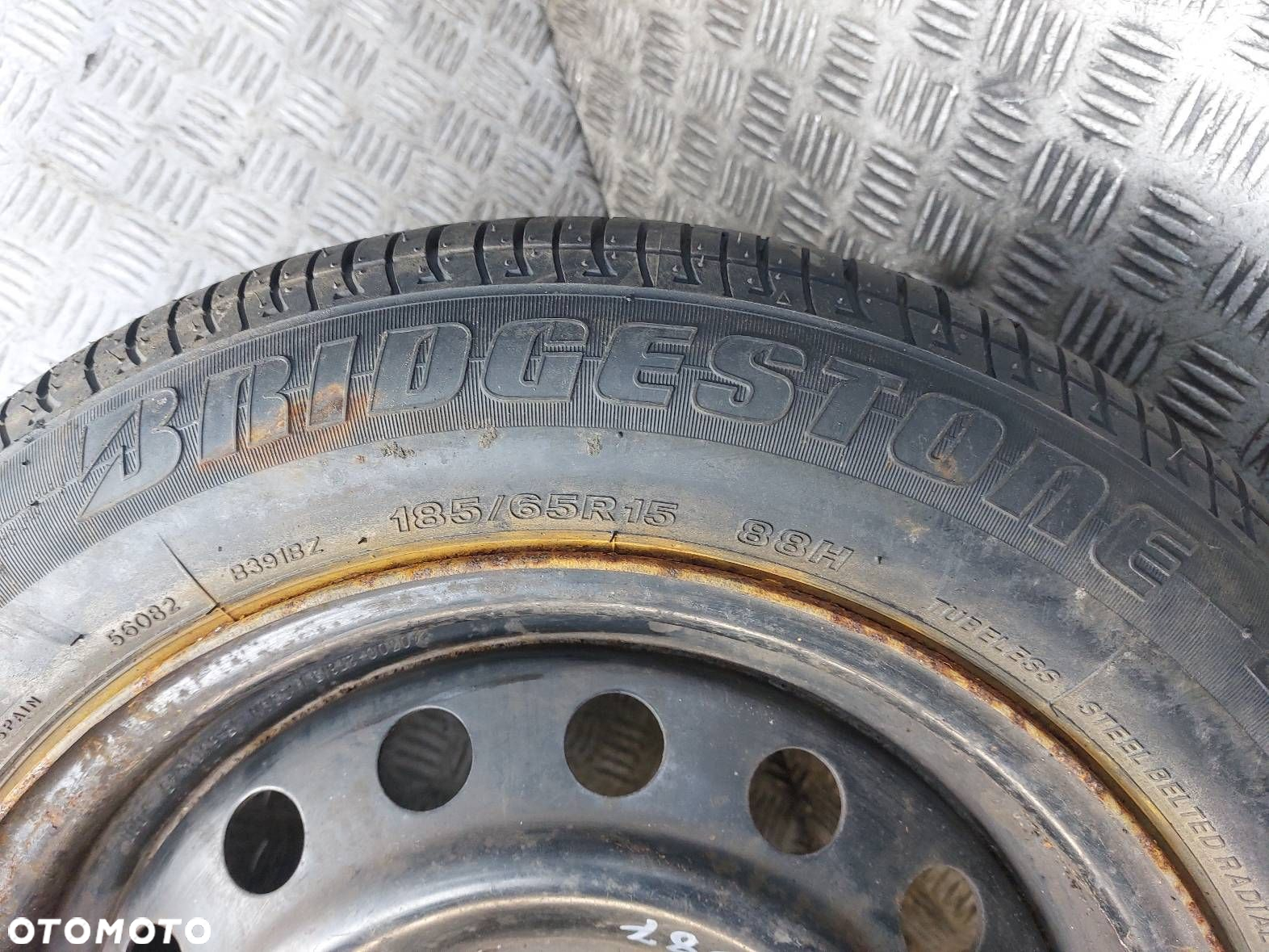 KOŁO FELGA OPONA ZAPAS 4x114,3 6Jx15 185/65R15 NISSAN ALMERA N16 - 4
