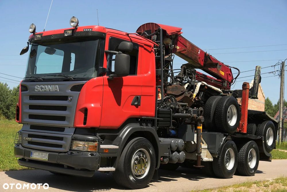 Scania R420=6X4=HDS=DO-DREWNA-DRZEWA=ZESTAW - 2