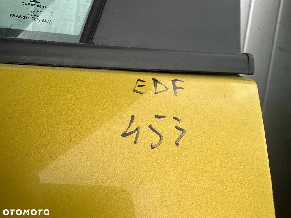 SMART 453  FORFOUR drzwi lewe czarne zlote szyba zamek podnośnik - 4
