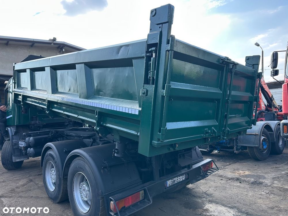 Scania P124c 420 6x6 hydroburta bordmatic wywrotka wywrot - 9