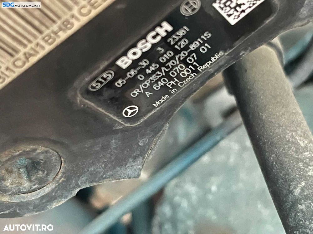 Pompa Inalta Presiune cu Senzor Regulator Mercedes W245 Clasa B Class B200 2.0 CDI 2005 - 2012 Cod 0445010120 A6400700711 - 2