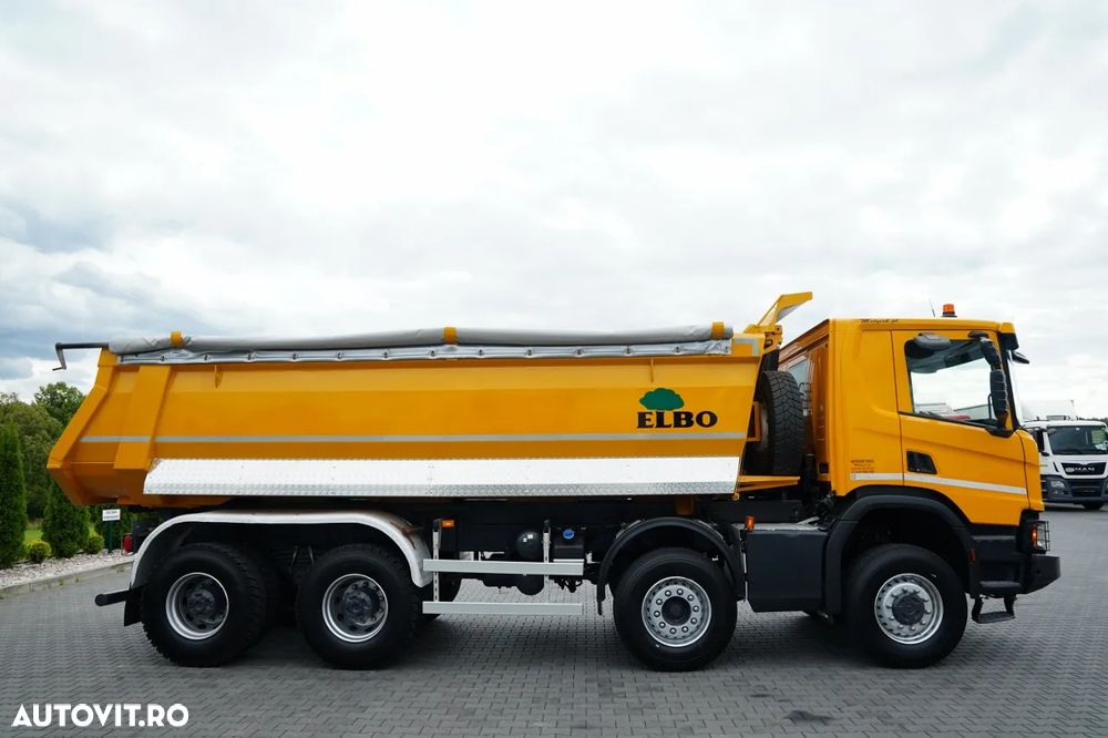 Scania P 450 XT / 8x6 / BASCULATOR SPATE / OPTICRUISE / ANVELOPE 100% / EURO 6 - 10