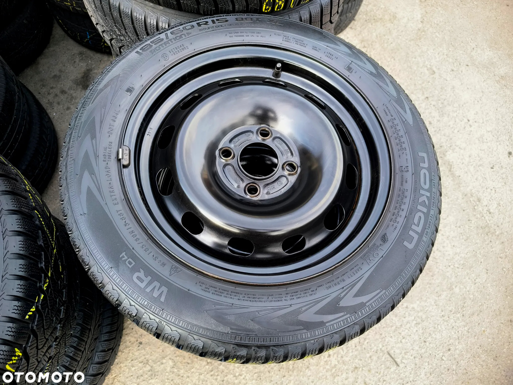 4x108 Felgi Stalowe Stal 15 Koła Zimowe Zima FORD B-max Ecosport FIESTA MK5 Mk6 MK7 FUSION FOCUS MK1 TRANSIT TOURNEO COURIER MAZDA 2 Legnica ALU-RAD 6,5mm 185/60 - 3