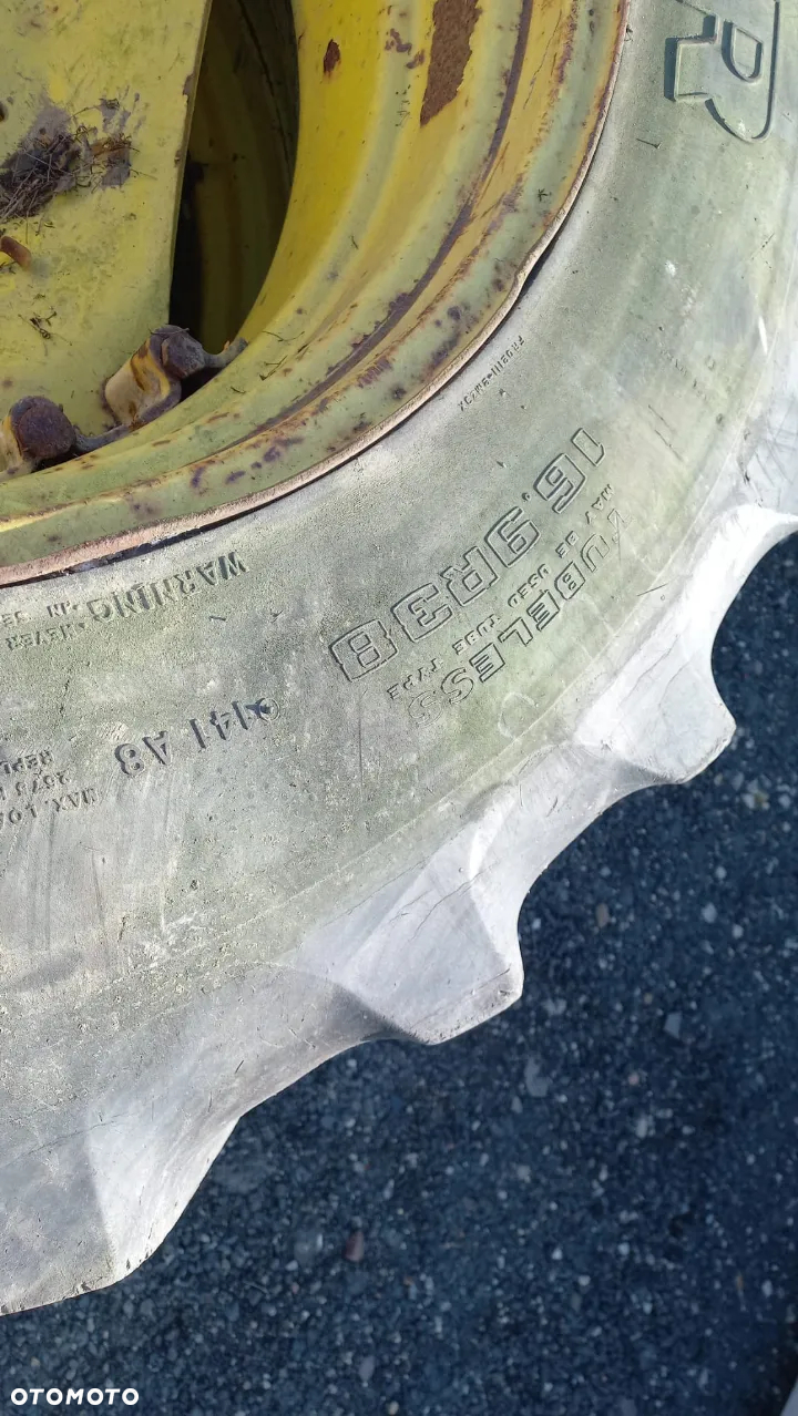 felga r38 koła 2 sztuki tył 16.9-38 tubeless bkt john deere 6300 6100 6200 6400 - 4
