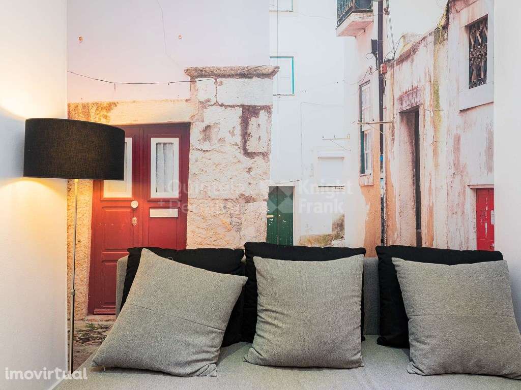 Apartamento T1 para arrendamento mobilado na Praça da Alegria - Grande imagem: 4/23