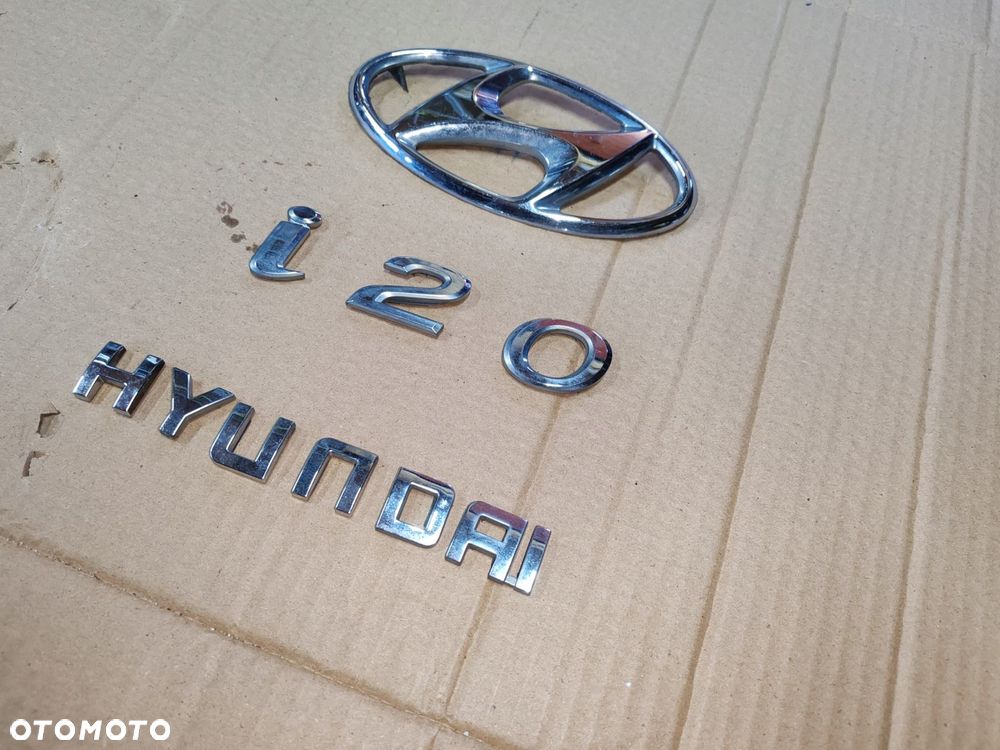logo napis klapy bagażnika emblemat hyundai i20 ii 14-18 - 2