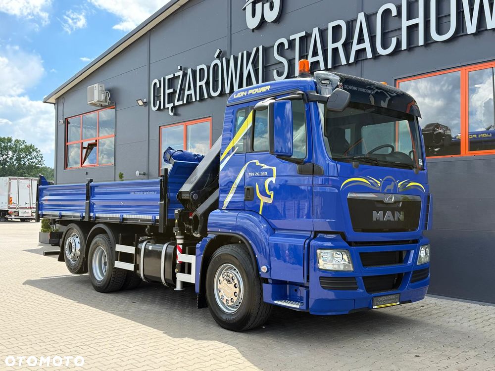 MAN TGM TGS TGX 26.360 // E5 // Klimatyzacja/ 6x2 6x4 // WYWROTKA 3-S // HMF 1420 K2 // kipper, krane, crane, żuraw, dźwig, wywrot - 25