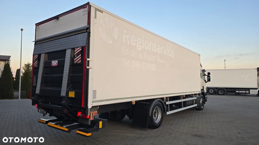 Scania P320 Euro 6 21 palet kontener super stan niski przebieg! kurierka rama do zabudowy laweta - 21