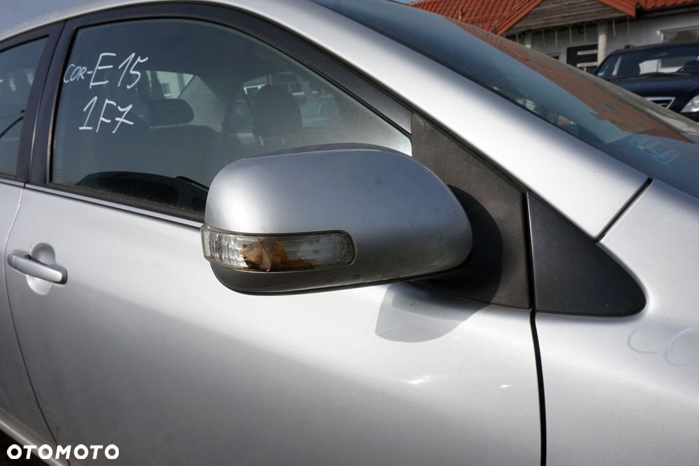 LUSTERKO ELEKTRYCZNE PRAWE COROLLA E15 LIFT 1F7 SKŁADANE EL EU SREBRNY 9-PIN TOYOTA 2010-2013 - 1