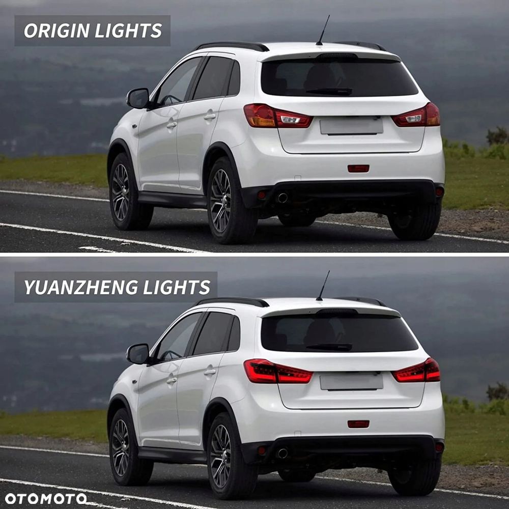 Lampy tylne kpl 4szt Full Led Tuning Red Smoke Mitsubishi ASX I 1 2010-2019 - 7