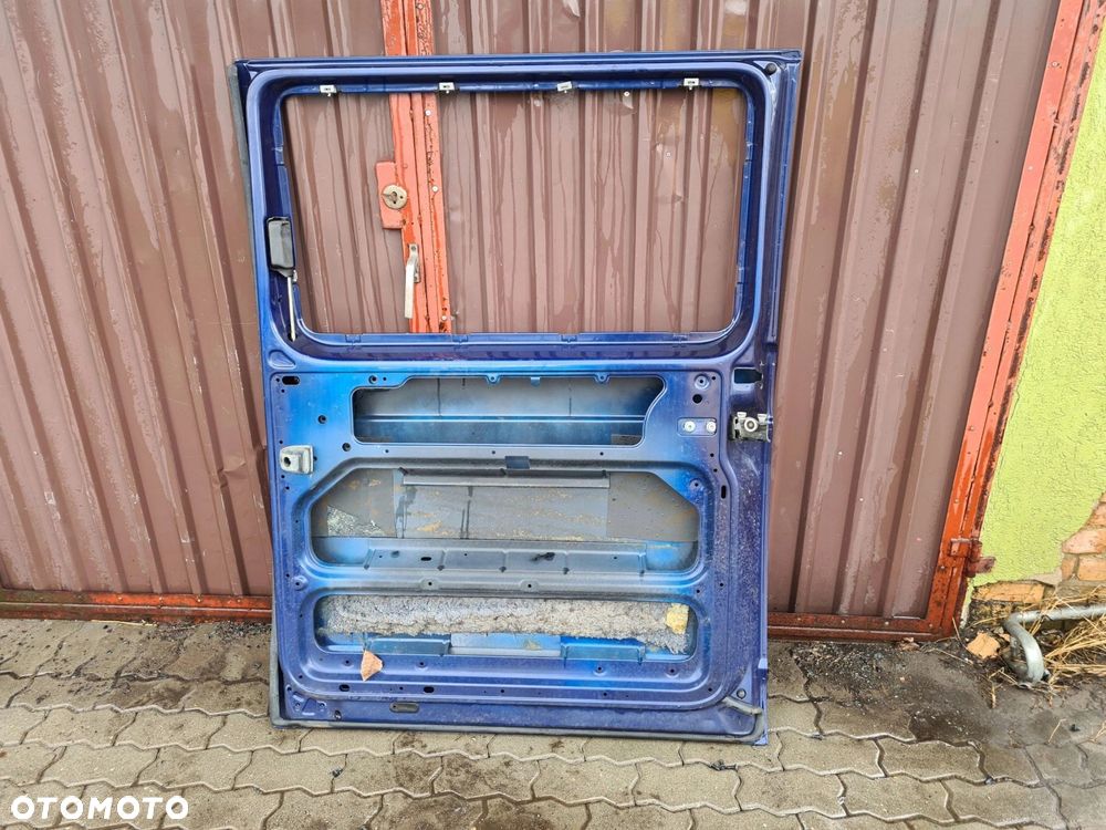 VW T5 drzwi przesuwne prawe niebieski LD5Q - 3