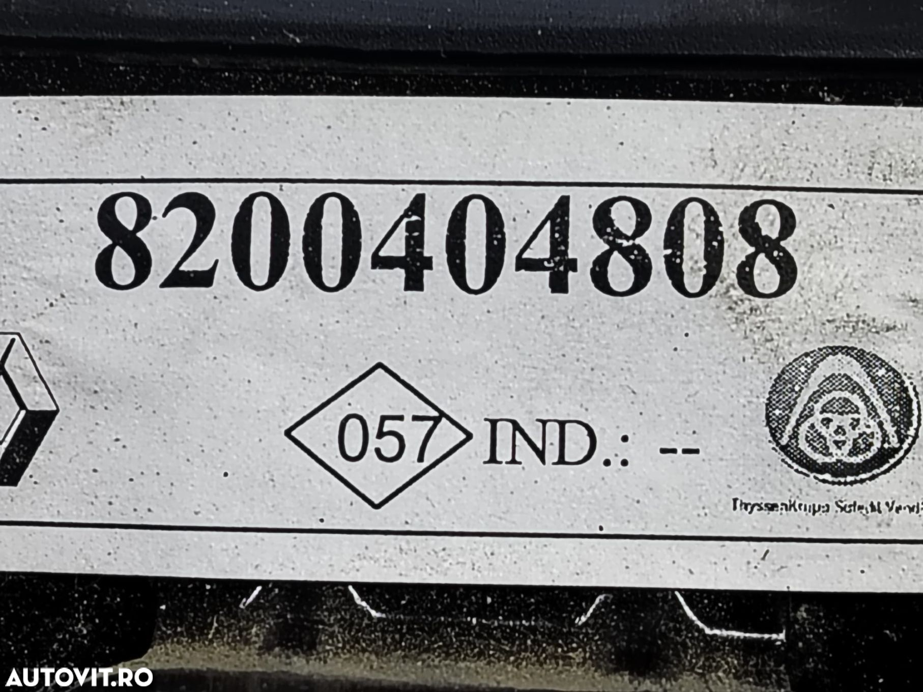 Pod pedalier 8200404808 Nissan Interstar 2 [facelift] [2004 - 2011] - 3