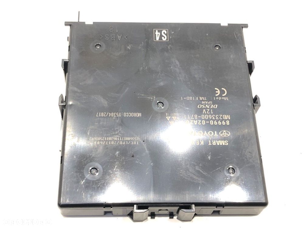 MODUŁ SMART KEY - 516.00 PLN - TOYOTA COROLLA sedan (_E21_) 2019 - 2022 1.8 VVTi Hybrid (MZEA12) 90 - 2