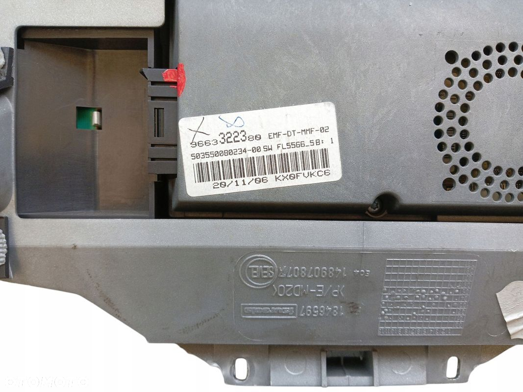 LICZNIK ZEGARY LANCIA PHEDRA C8 807 ULYSSE 2.0 HDI 136KM 9663322380 EUROPA - 4