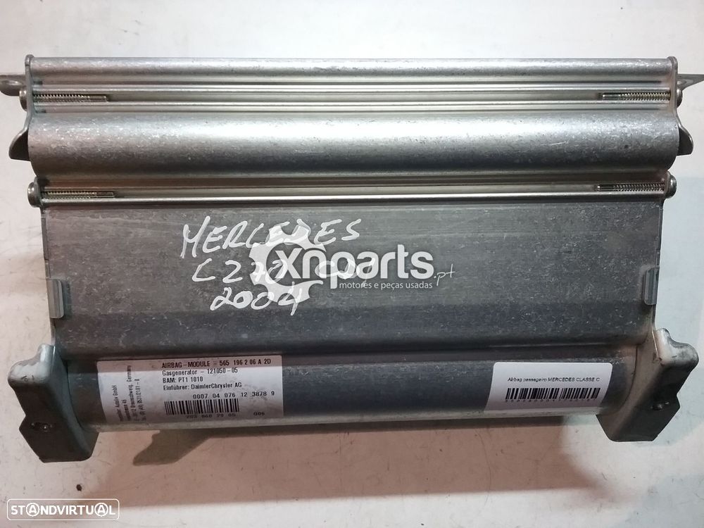 Airbag passageiro MERCEDES CLASSE C 220 CDI W203 - S203 2000 - 2007 Usado - 3