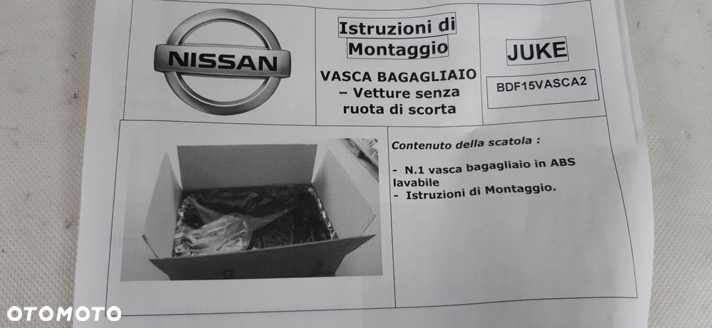 NISSAN JUKE F15 WKŁAD BAGAŻNIKA BDF15VASCA2 - 6