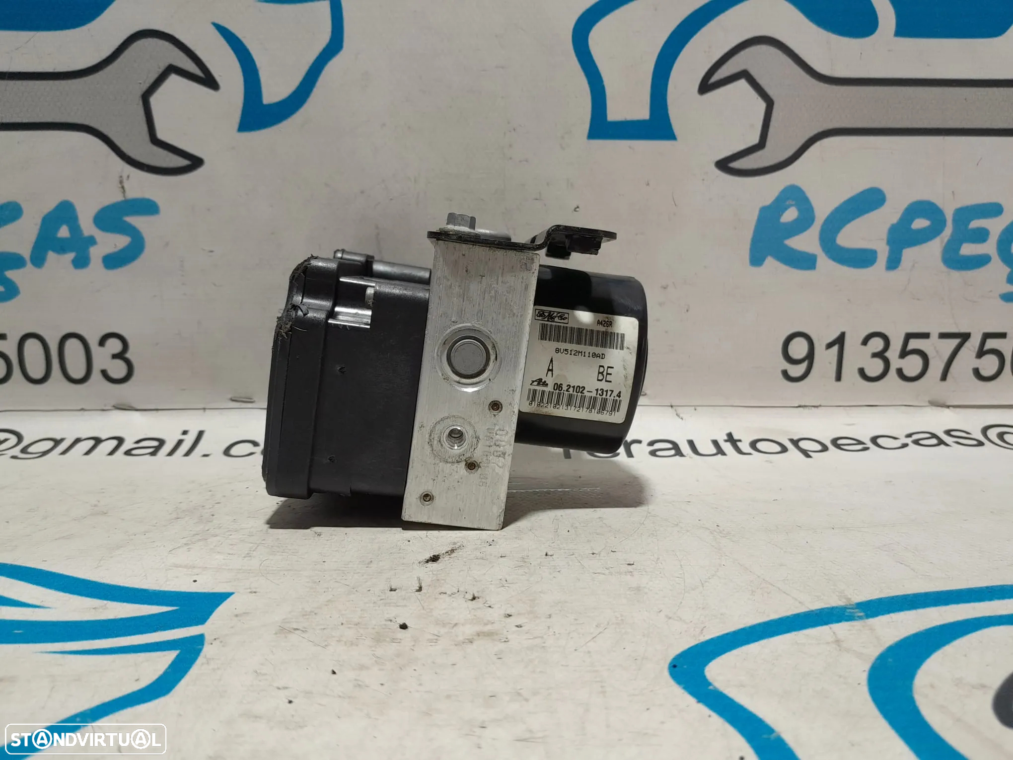 ABS MODULO BLOCO HIDRAULICO FORD FIESTA VI 6 MK6 1.6 TDCI 16V 75CV HHJF 8V512M110AD 8V51-2M110-AD 06210213174 - 5