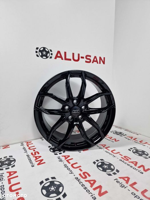 NOWE oryginalne alufelgi AUDI 18" 5x112 A4 A5 A6 A7 A8 Q5 Q7 Czarny