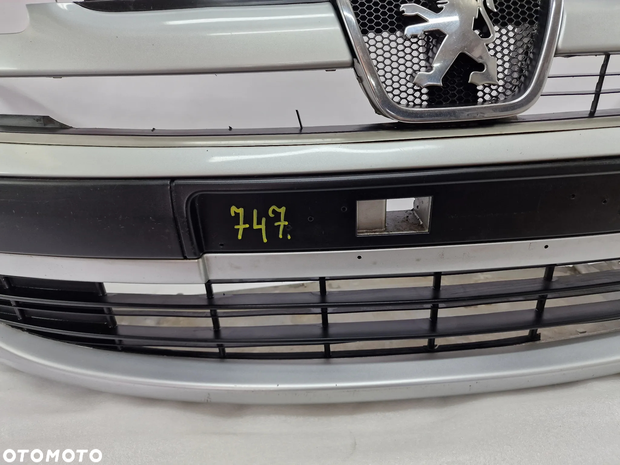 PEUGEOT 807 01-13 KOMPLETNY ZDERZAK PRZEDNI PRZÓD , ŁADNY , SREBRNY , NR 1484198077 , NR AUKCJI NZ747 - 10