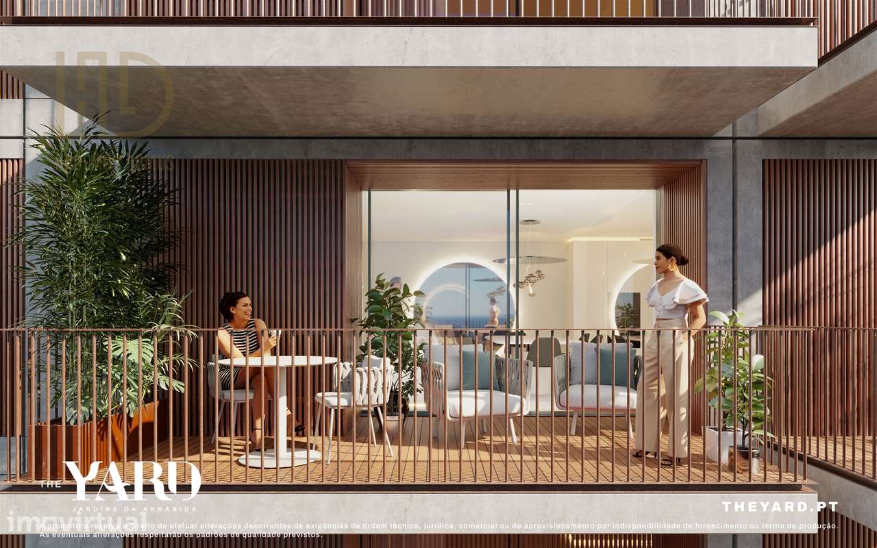 T4 duplex cobertura novo com 208m2 nos Jardins da Arrábida - Grande imagem: 2/28